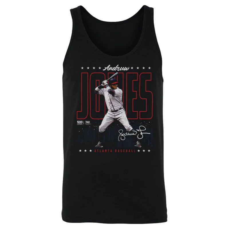 Andruw Jones Atlanta Gritty WHT sold by 500 Level