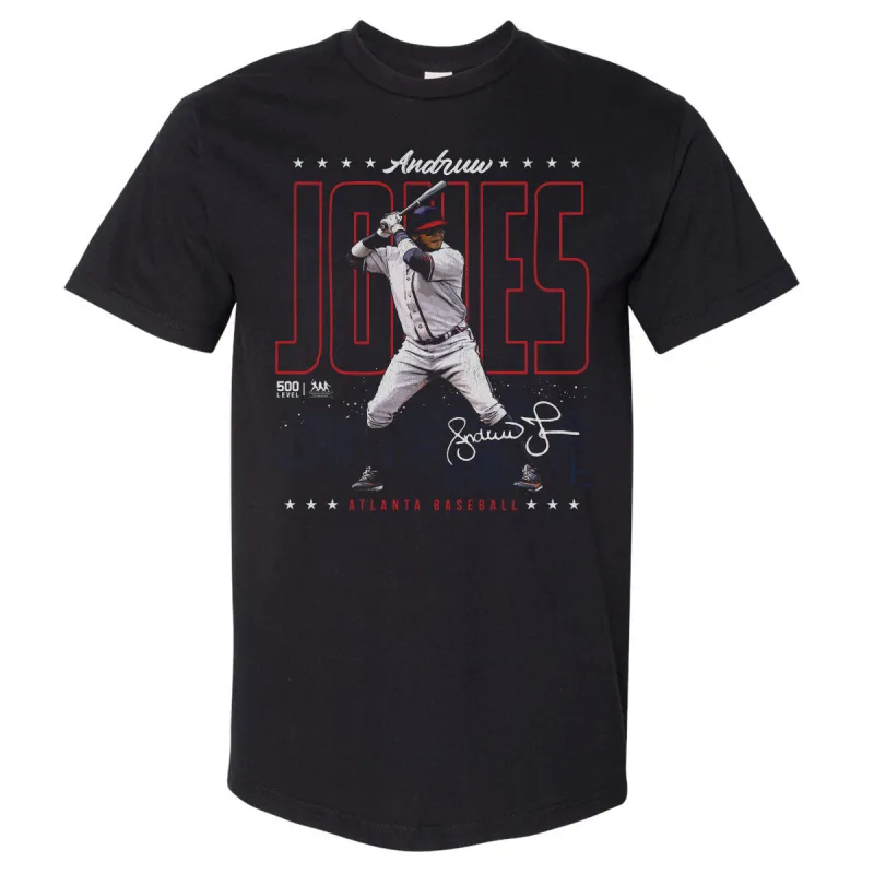 Andruw Jones Atlanta Gritty WHT sold by 500 Level