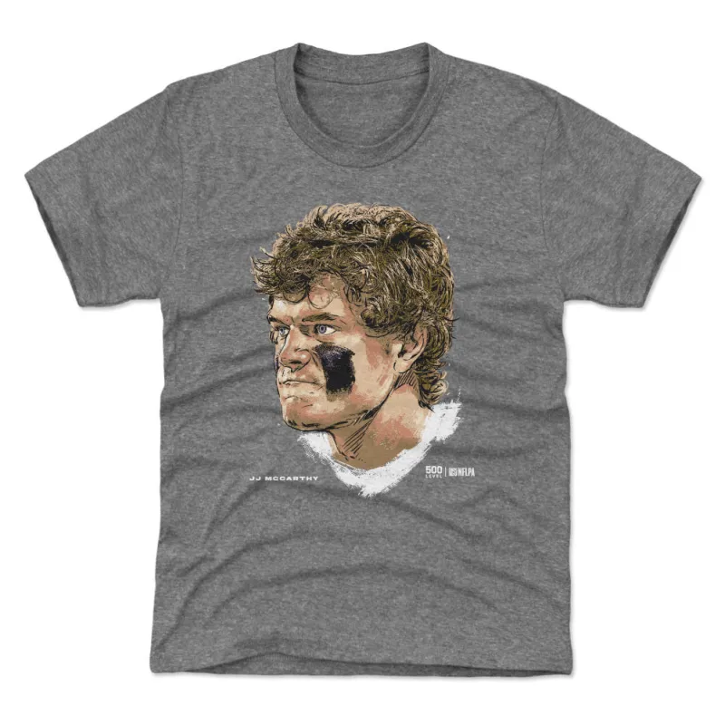 J.J. McCarthy Minnesota Game Face WHT sold by 500 Level