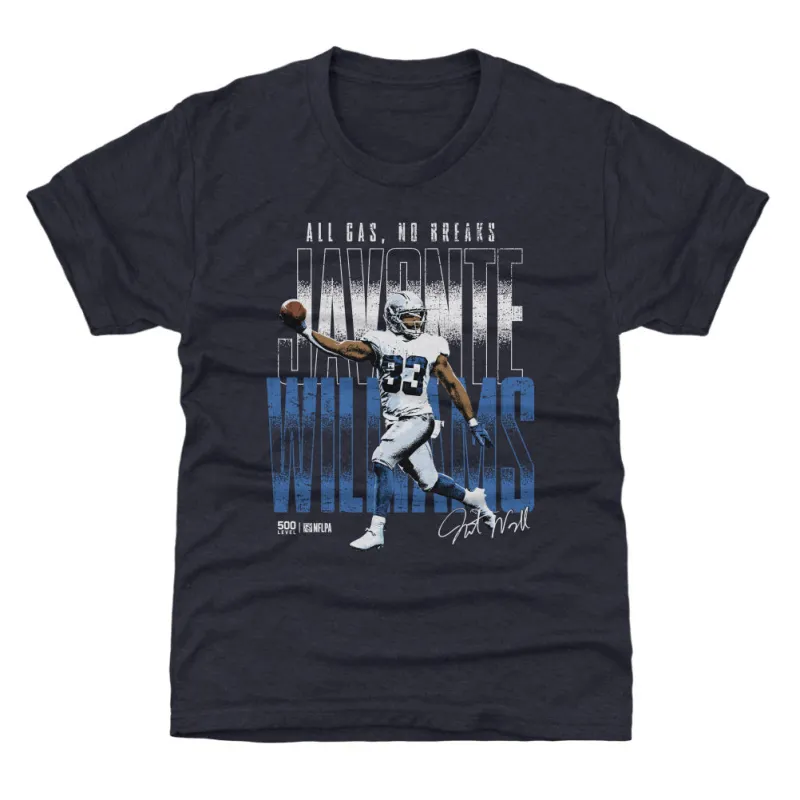 Javonte Williams Dallas All Gas No Breaks WHT sold by 500 Level