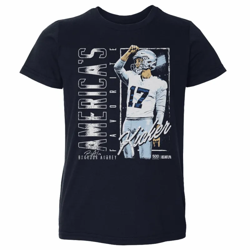 Brandon Aubrey Dallas Americas Favorite Kicker WHT sold by 500 Level