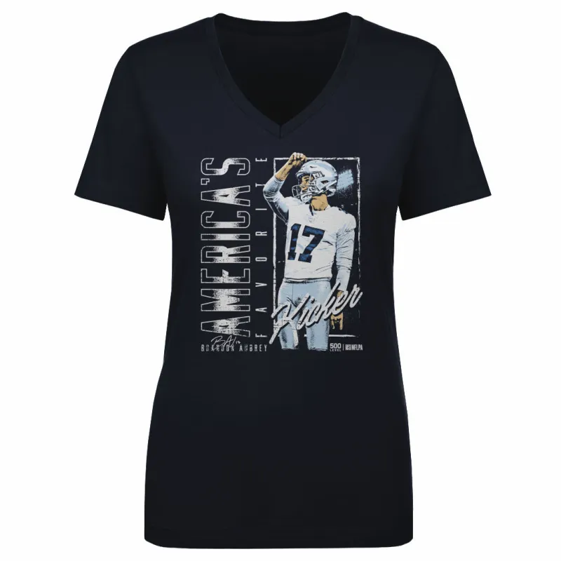 Brandon Aubrey Dallas Americas Favorite Kicker WHT sold by 500 Level