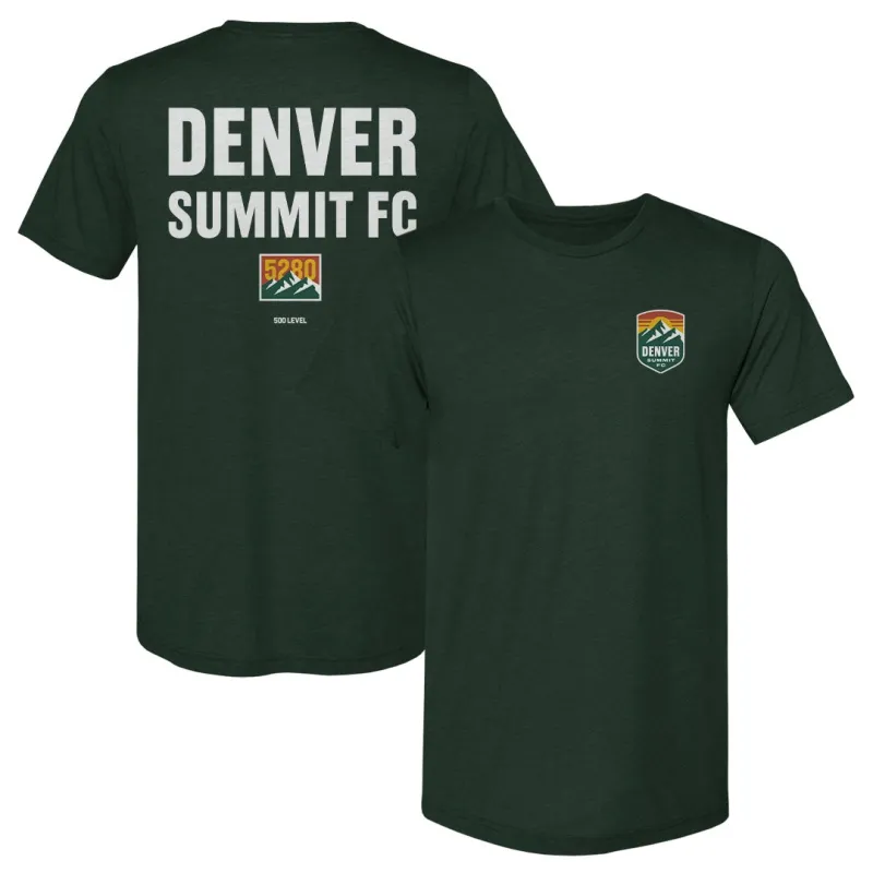 Denver Summit FC Wordmark F&B WHT sold by 500 Level