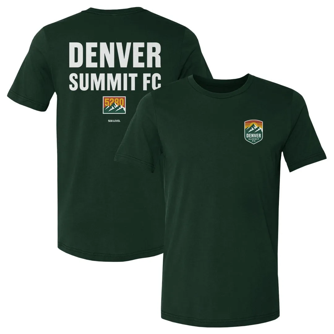 Denver Summit FC Wordmark F&B WHT sold by 500 Level