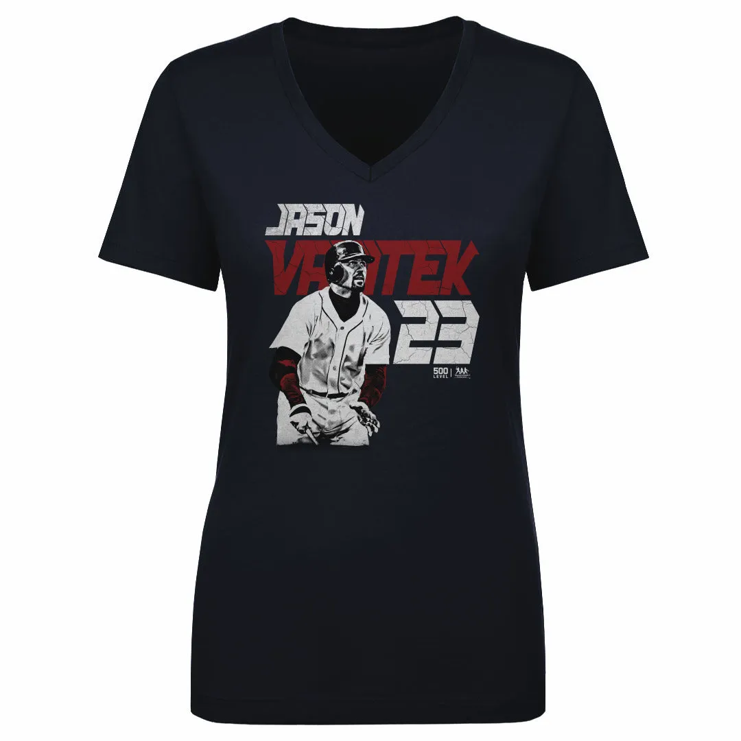 Jason Varitek Boston Player Name WHT sold by 500 Level