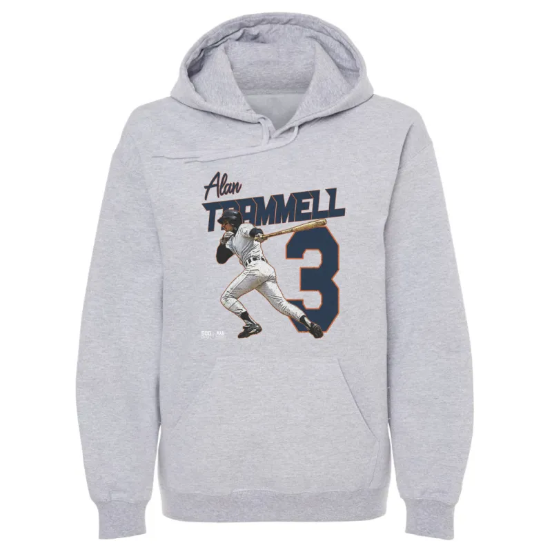 Alan Trammell Detroit Player Name WHT sold by 500 Level