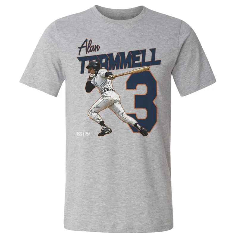 Alan Trammell Detroit Player Name WHT sold by 500 Level