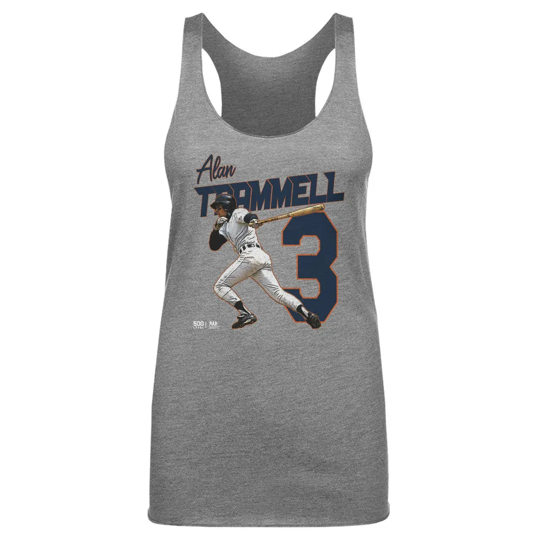 Alan Trammell Detroit Player Name WHT sold by 500 Level