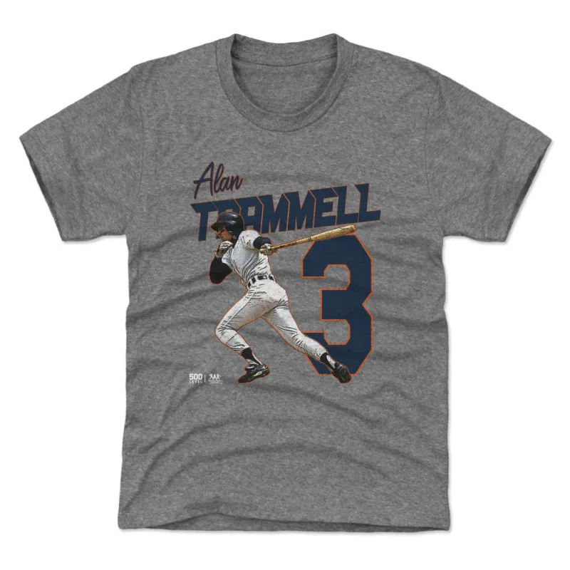 Alan Trammell Detroit Player Name WHT sold by 500 Level