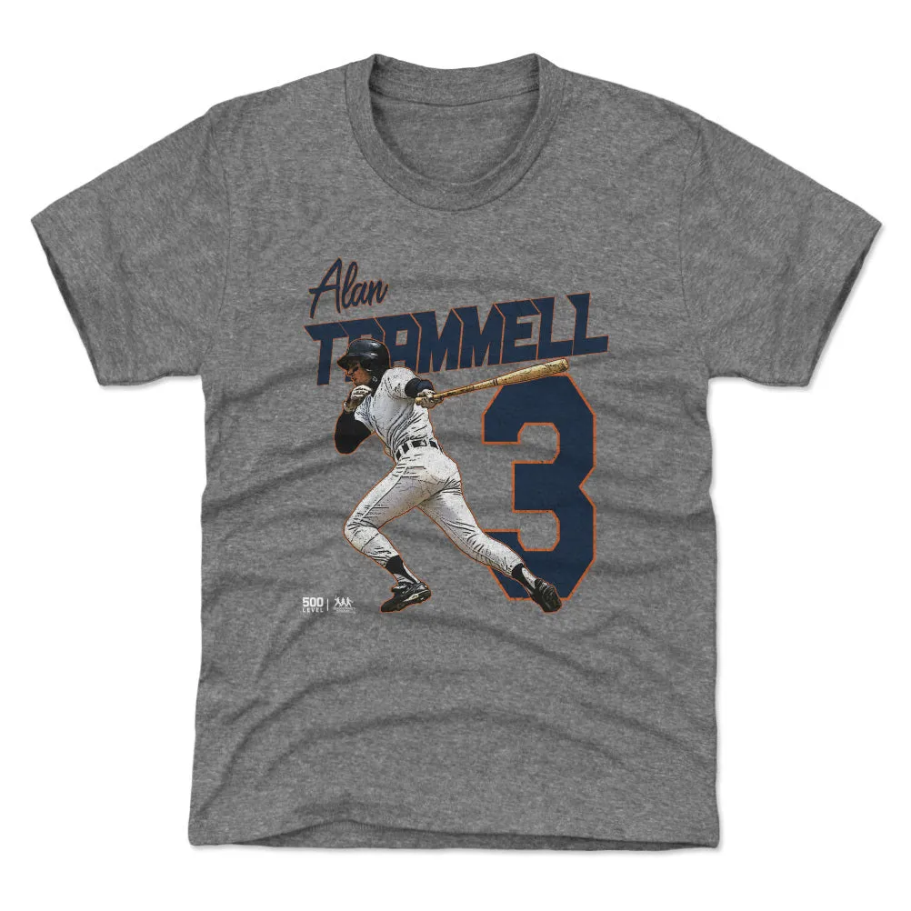Alan Trammell Detroit Player Name WHT sold by 500 Level