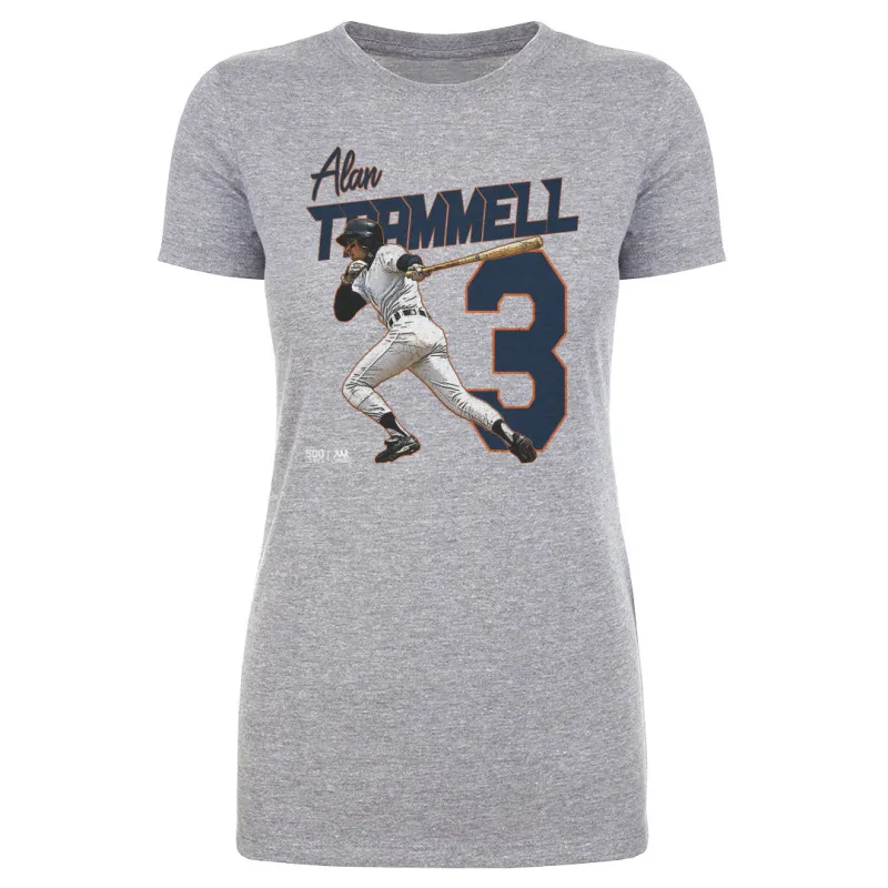 Alan Trammell Detroit Player Name WHT sold by 500 Level