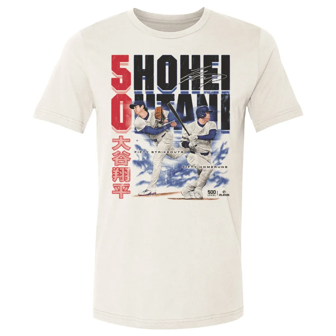 Shohei Ohtani Los Angeles D 50 Strikeouts 50 Home Runs sold by 500 Level product image thumbnail 2