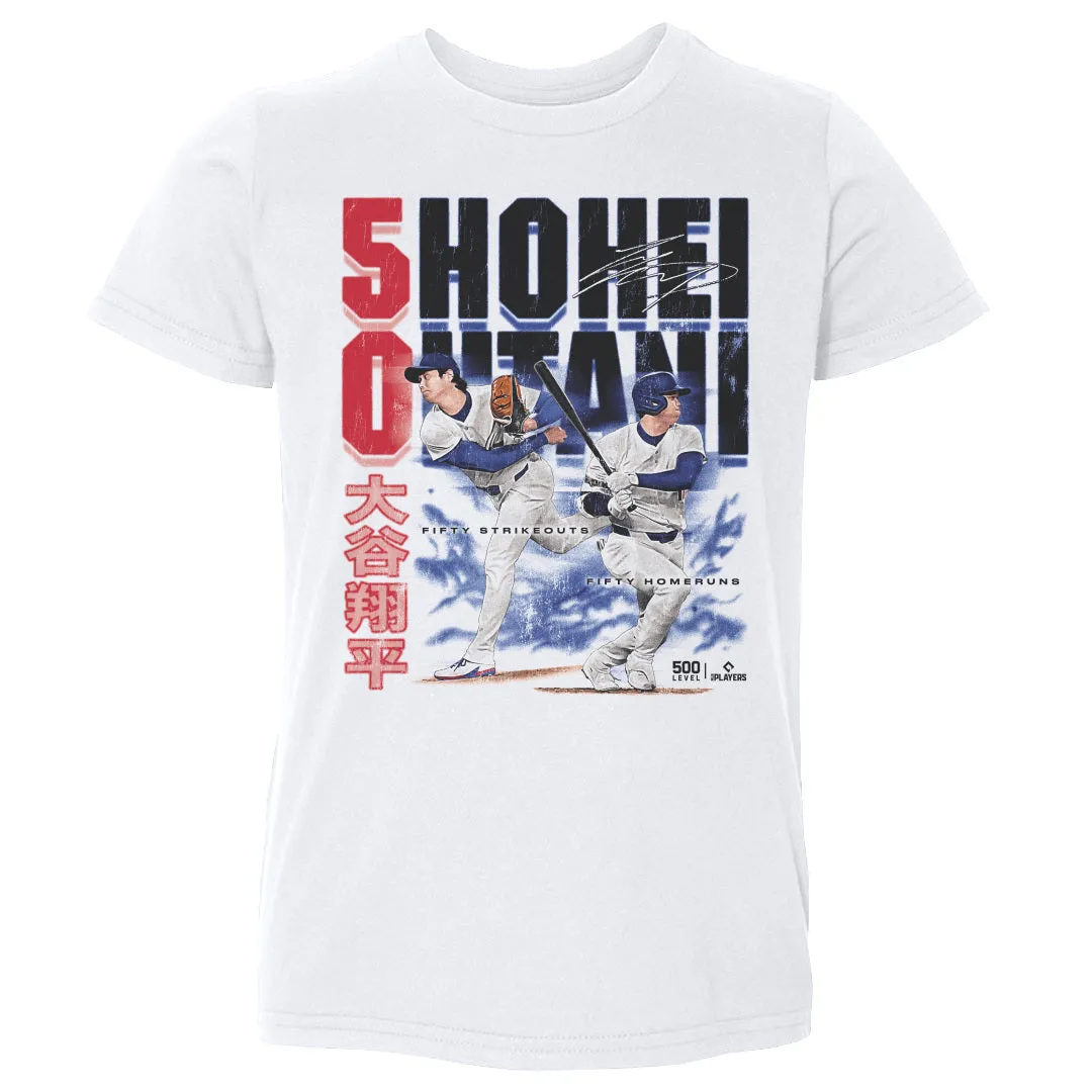 Shohei Ohtani Los Angeles D 50 Strikeouts 50 Home Runs sold by 500 Level product image thumbnail 2