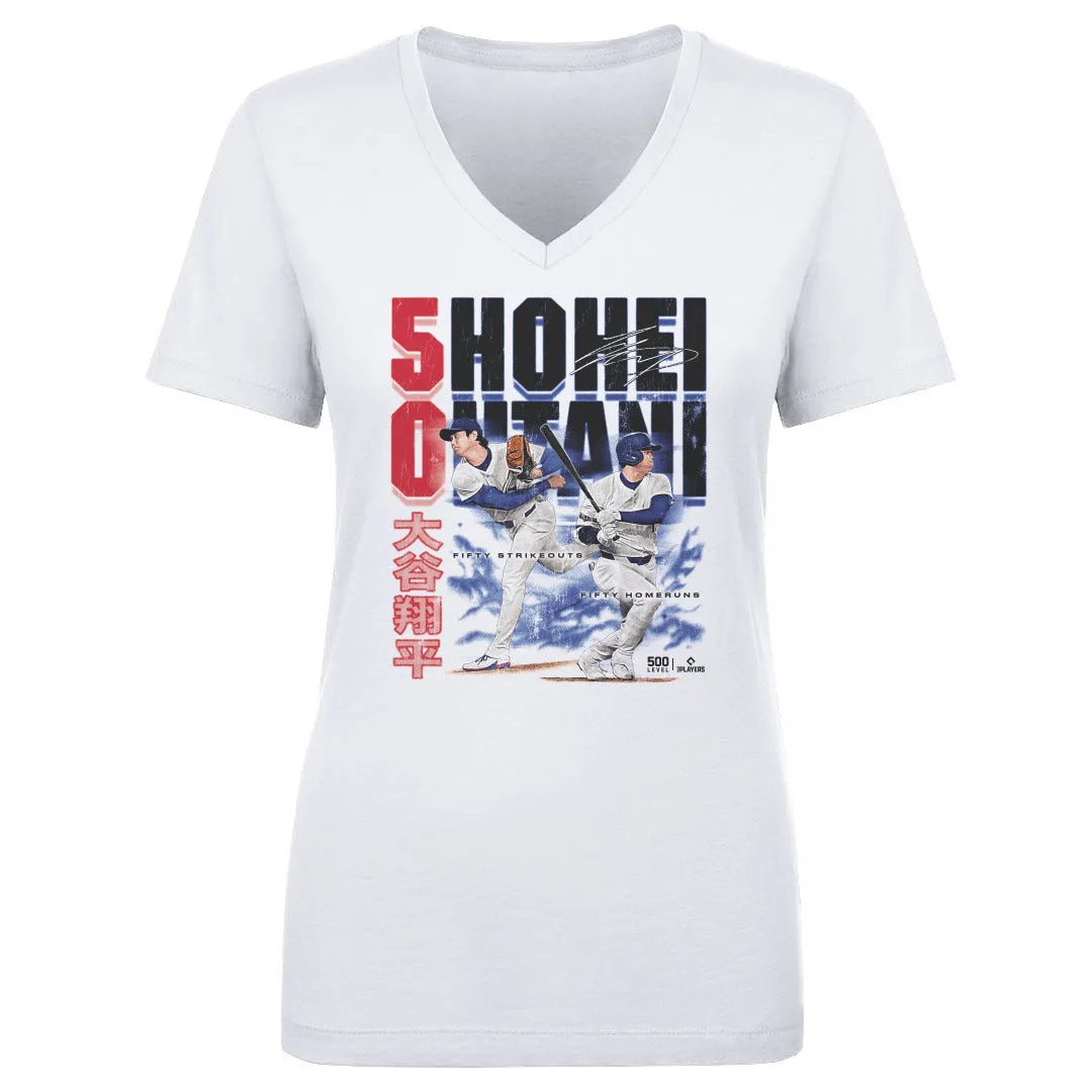 Shohei Ohtani Los Angeles D 50 Strikeouts 50 Home Runs sold by 500 Level product image thumbnail 2