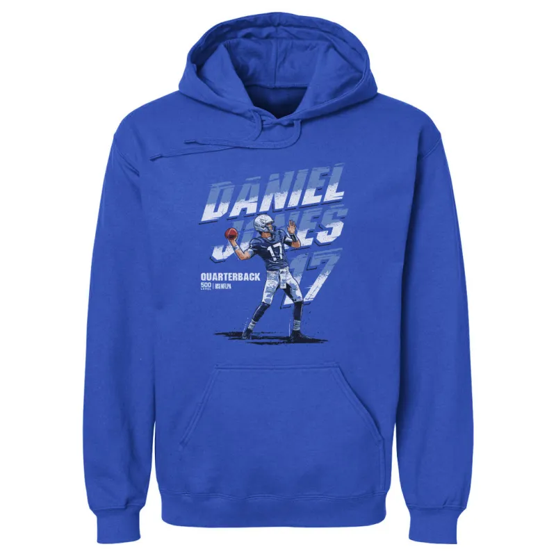 Daniel Jones Indianapolis Name Number WHT sold by 500 Level