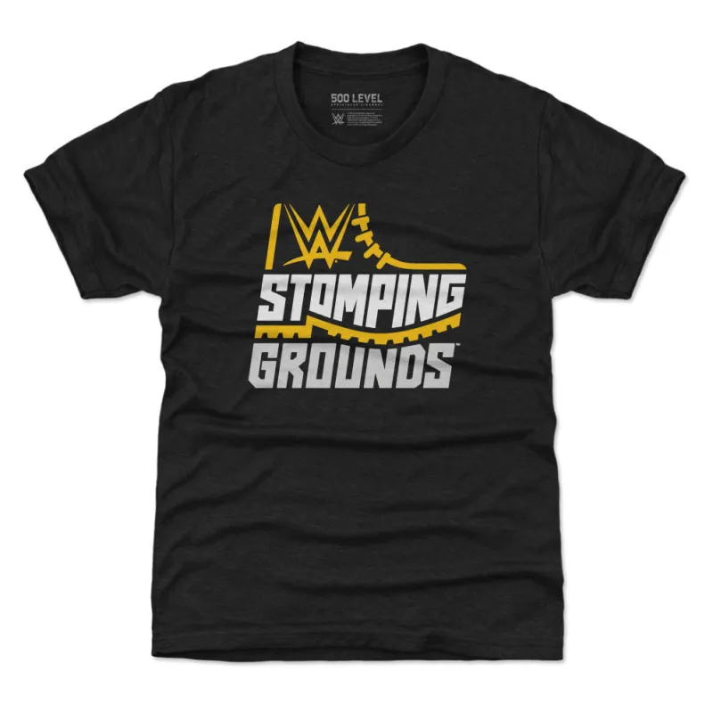 WWE Stomping Grounds Logo WHT made by 500 Level