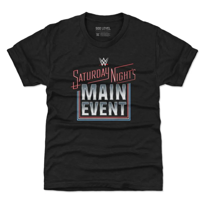 WWE Saturday Night's Main Event 2024 Logo WHT sold by 500 Level