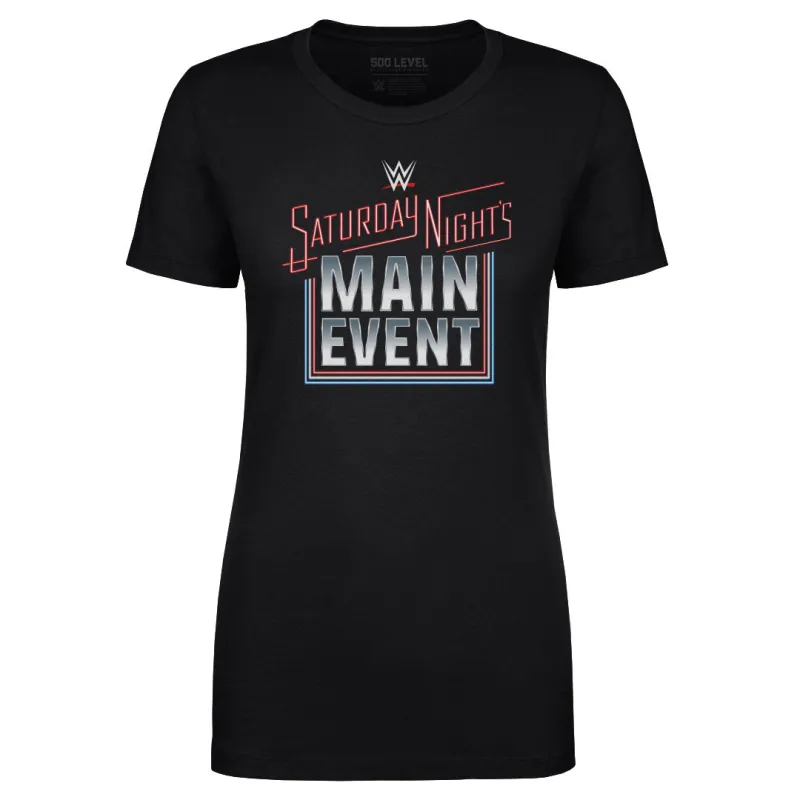 WWE Saturday Night's Main Event 2024 Logo WHT sold by 500 Level