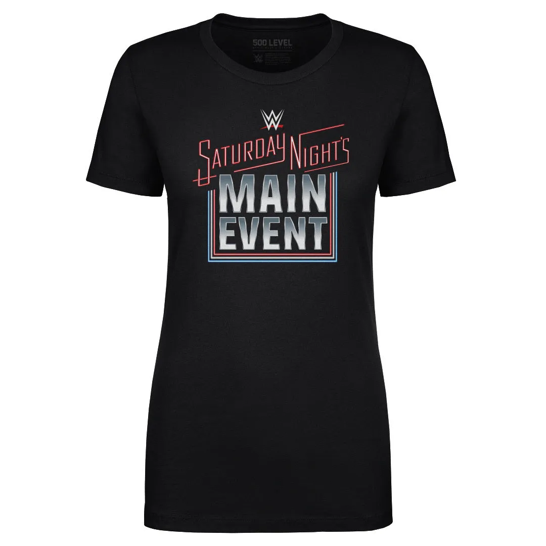 WWE Saturday Night's Main Event 2024 Logo WHT sold by 500 Level