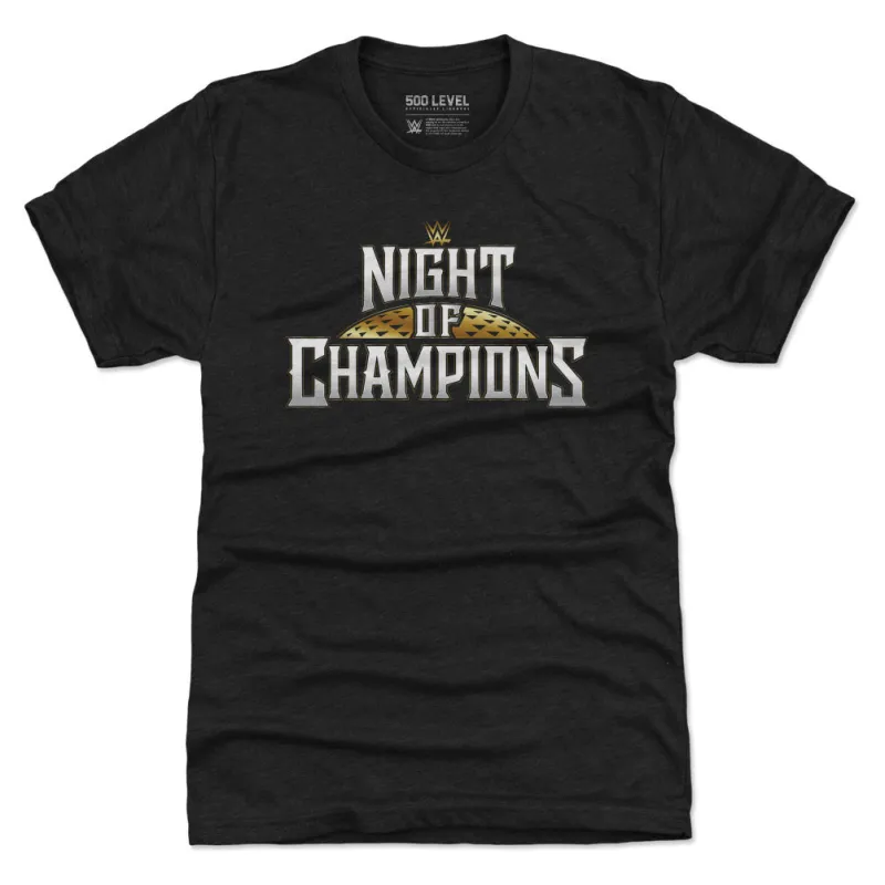 WWE Night Of Champions 2023 Logo WHT made by 500 Level