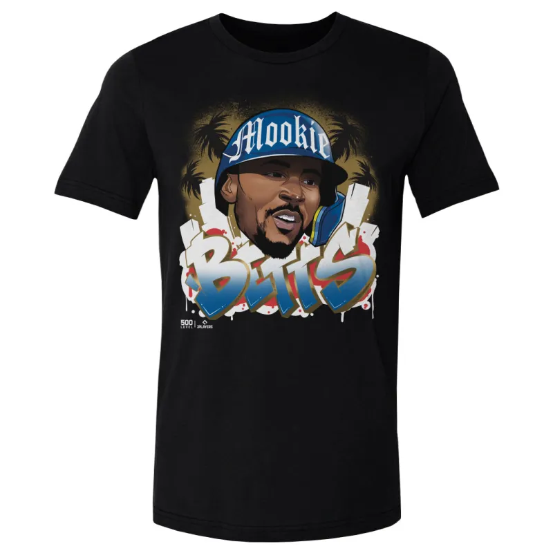 Mookie Betts Los Angeles D Graffiti WHT sold by 500 Level