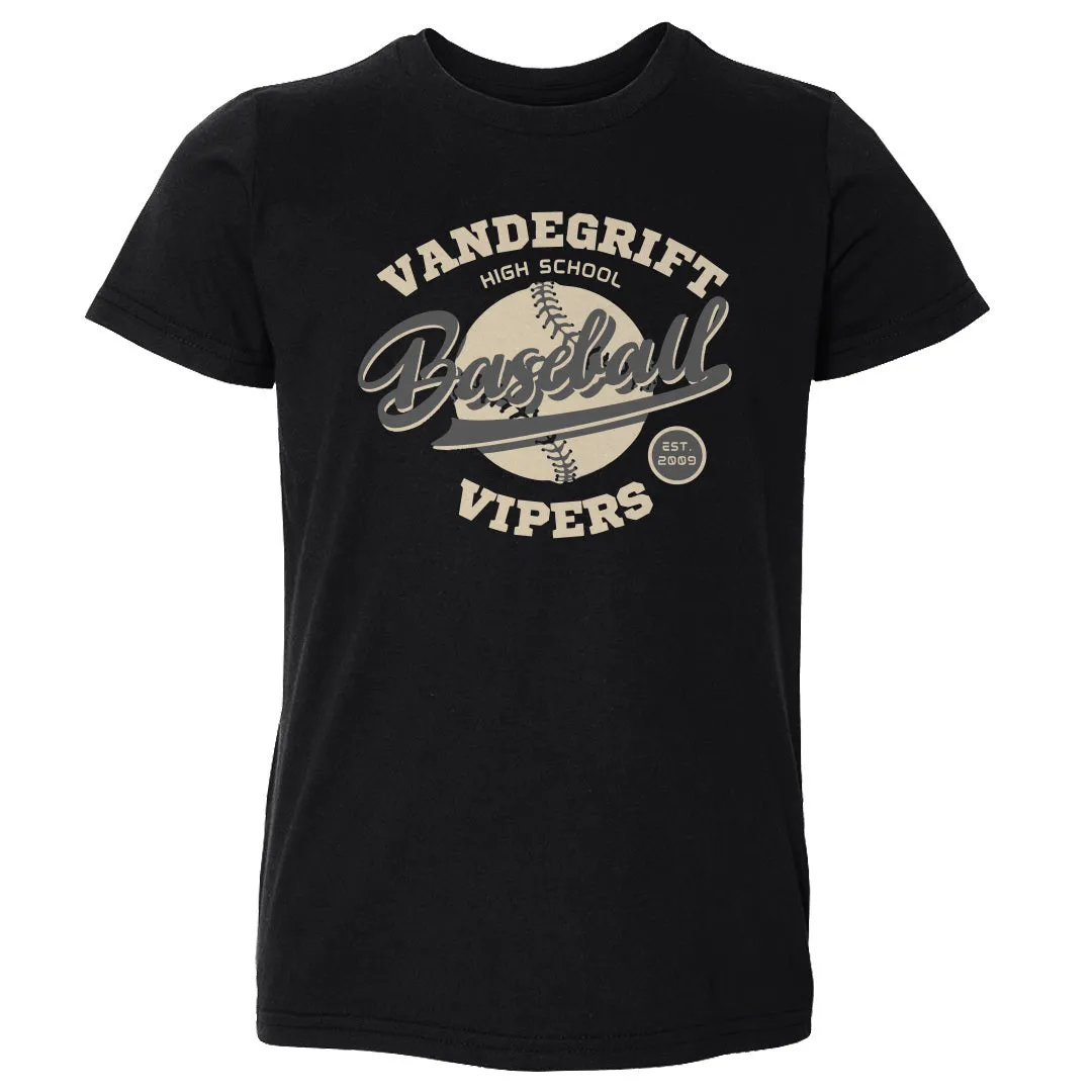 Vandegrift Crown Trio Baseball Script WHT sold by 500 Level