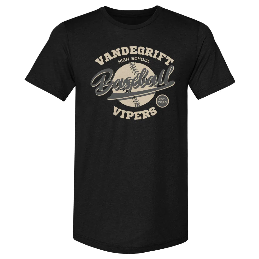 Vandegrift Crown Trio Baseball Script WHT sold by 500 Level