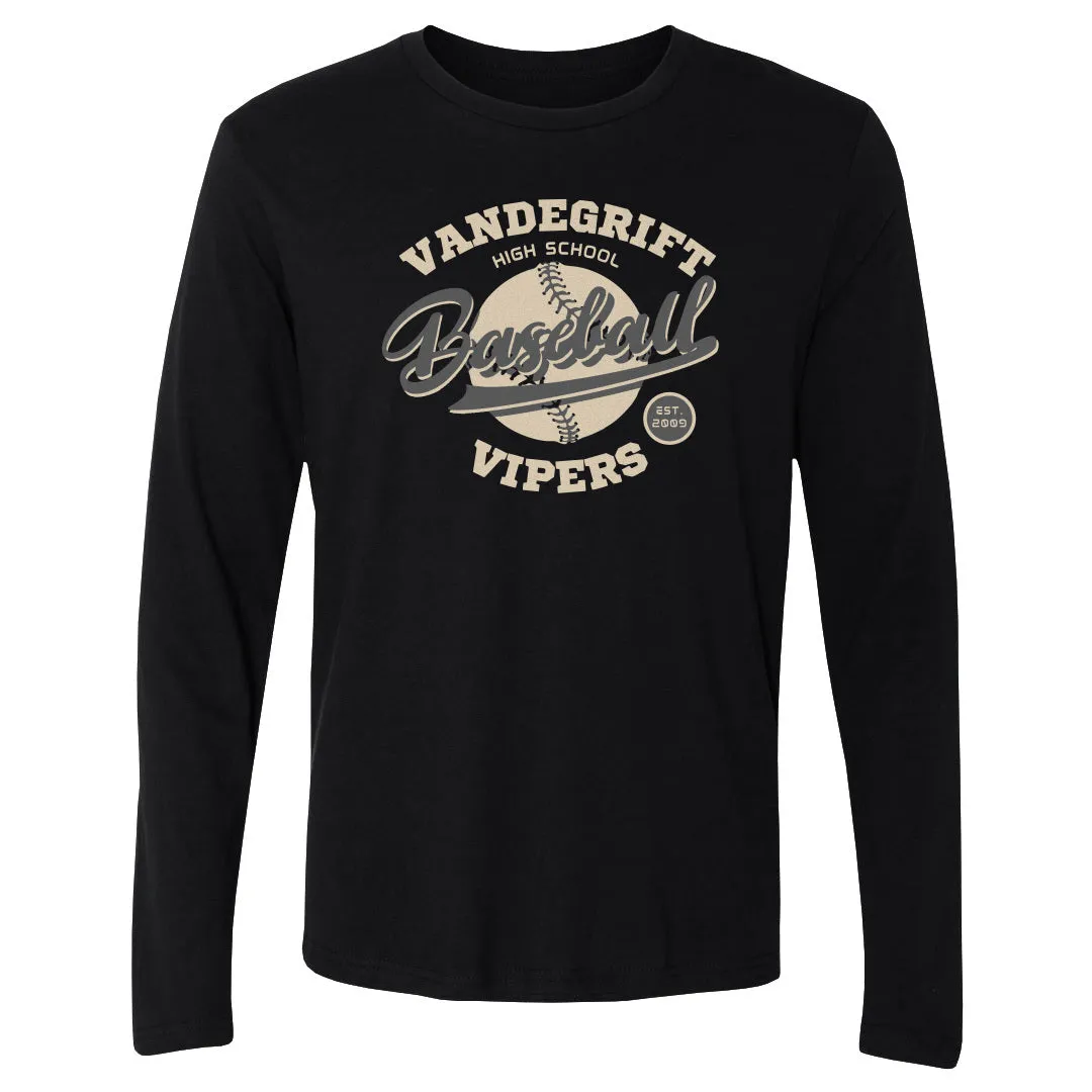 Vandegrift Crown Trio Baseball Script WHT sold by 500 Level