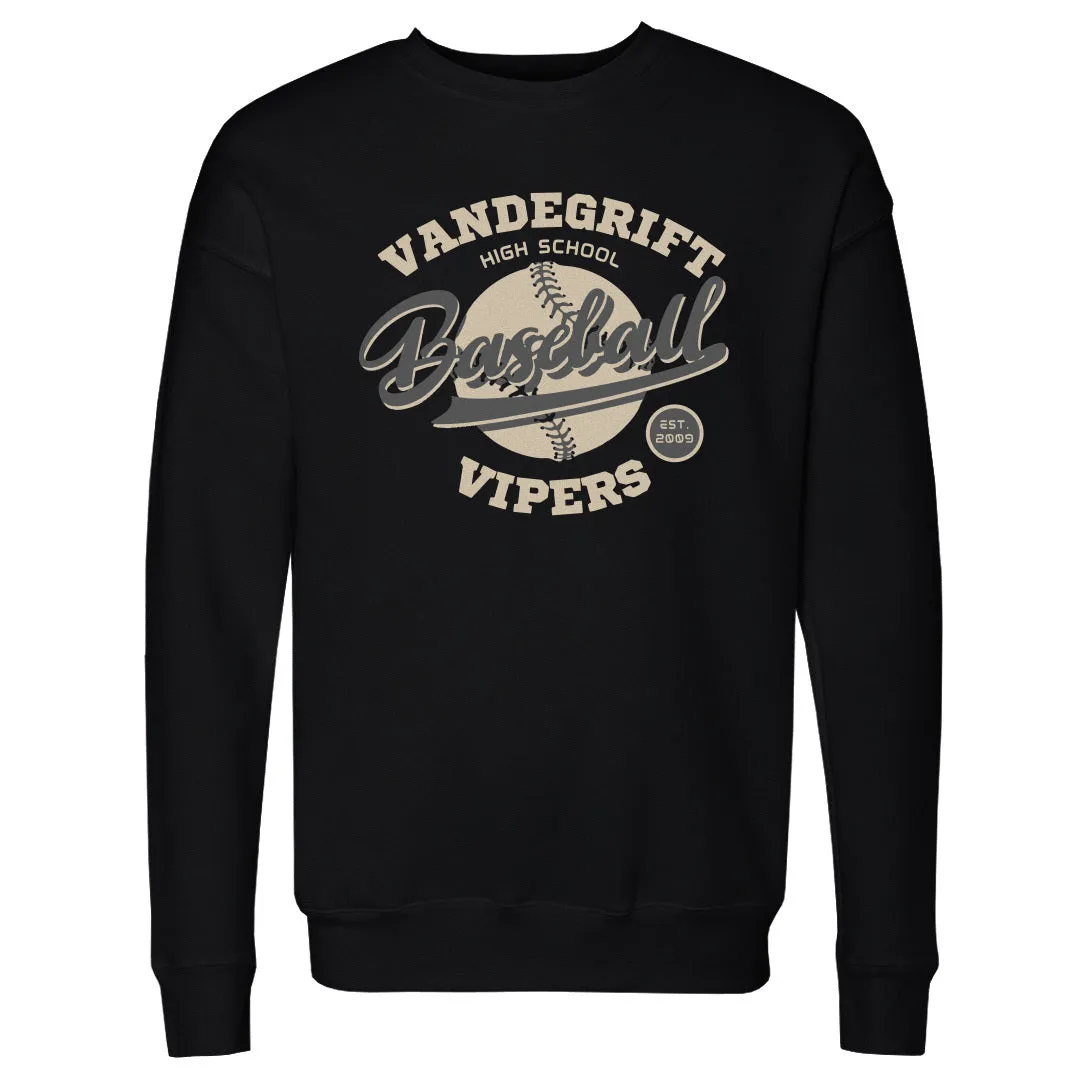 Vandegrift Crown Trio Baseball Script WHT sold by 500 Level