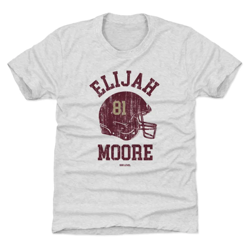 Elijah Moore College Helmet Font sold by 500 Level