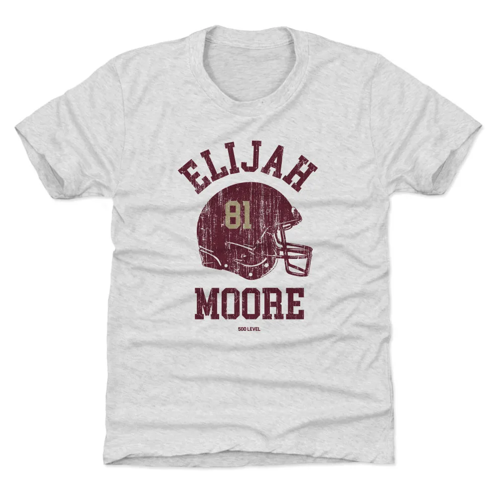 Elijah Moore College Helmet Font sold by 500 Level