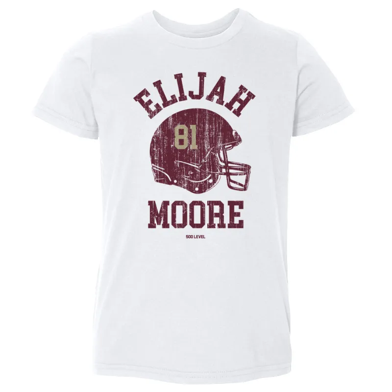 Elijah Moore College Helmet Font sold by 500 Level