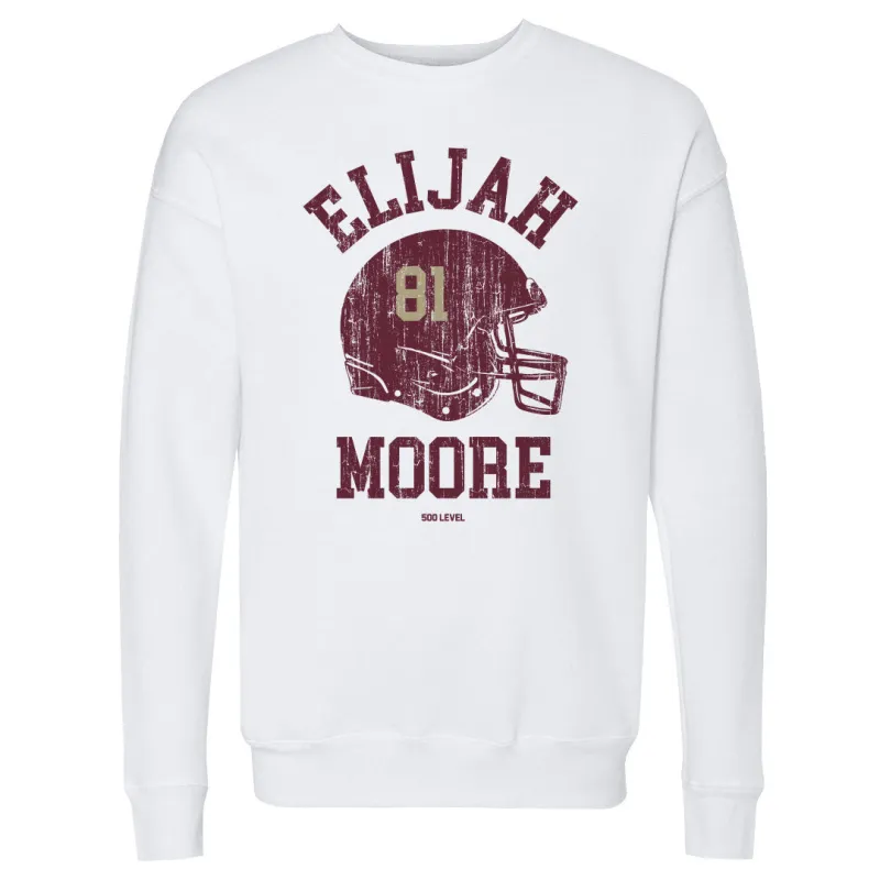 Elijah Moore College Helmet Font sold by 500 Level