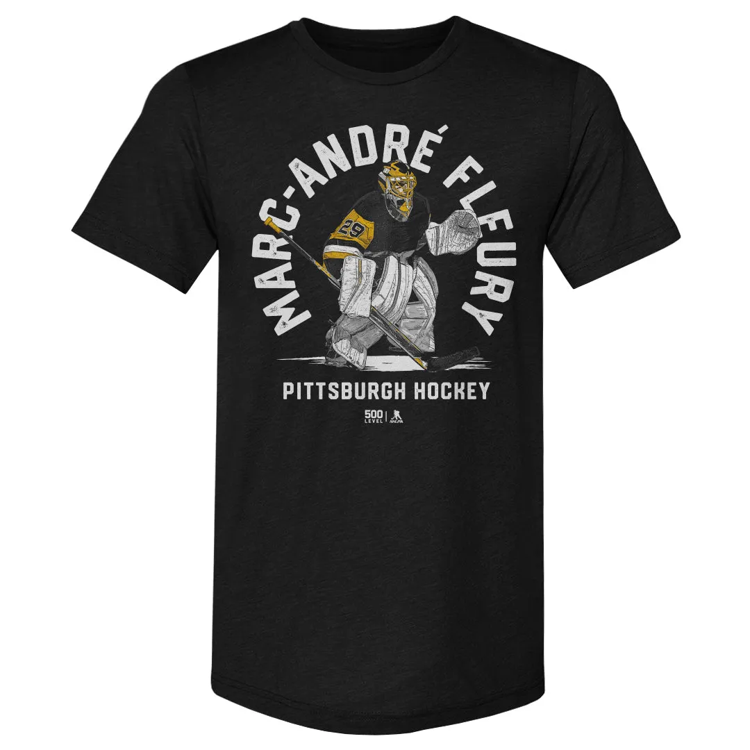 Marc-Andre Fleury Pittsburgh Emblem WHT sold by 500 Level