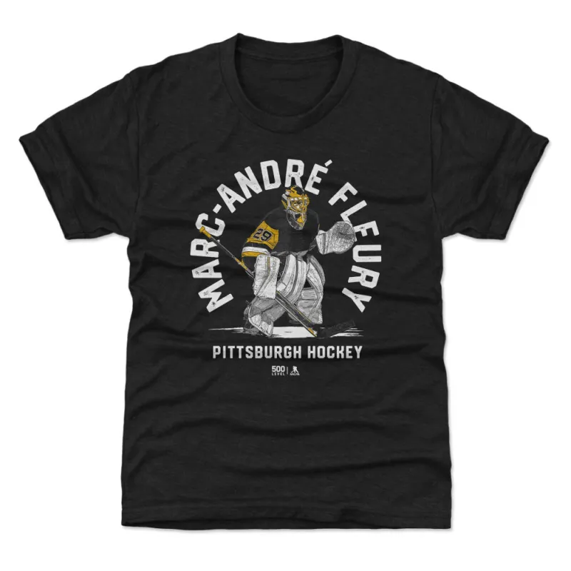Marc-Andre Fleury Pittsburgh Emblem WHT sold by 500 Level