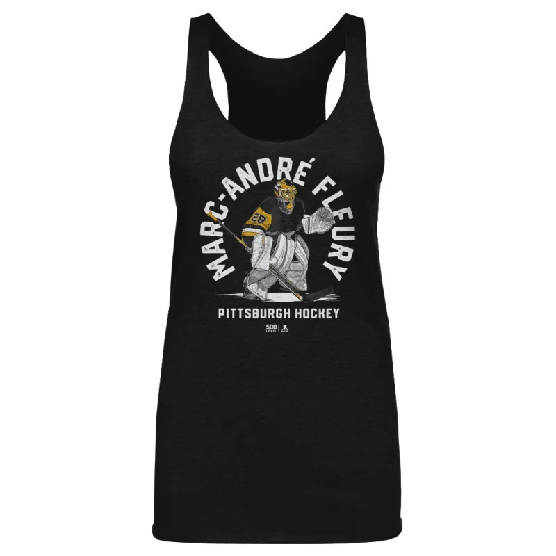 Marc-Andre Fleury Pittsburgh Emblem WHT sold by 500 Level