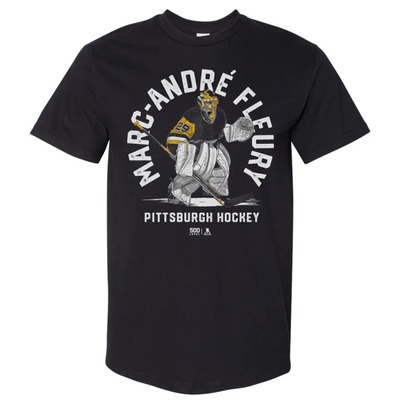 Marc-Andre Fleury Pittsburgh Emblem WHT sold by 500 Level