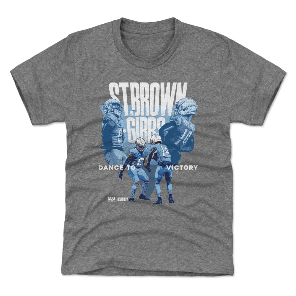 Jahmyr Gibbs & Amon Ra St. Brown Detroit Victory Dance WHT sold by 500 Level