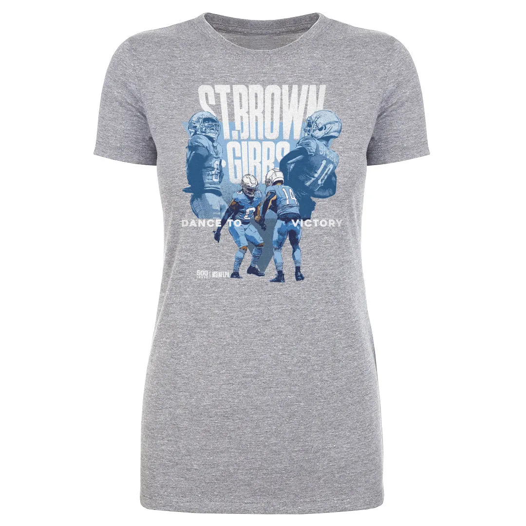 Jahmyr Gibbs & Amon Ra St. Brown Detroit Victory Dance WHT sold by 500 Level