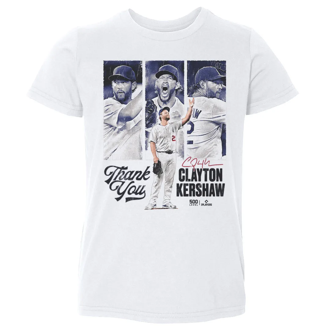 Clayton Kershaw Los Angeles D Thank You sold by 500 Level