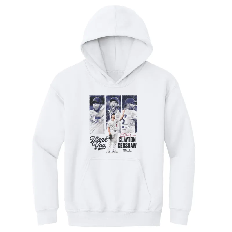 Clayton Kershaw Los Angeles D Thank You sold by 500 Level