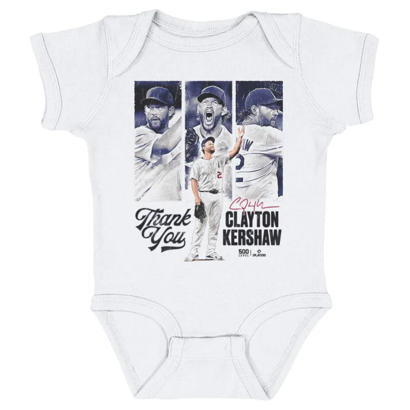 Clayton Kershaw Los Angeles D Thank You sold by 500 Level