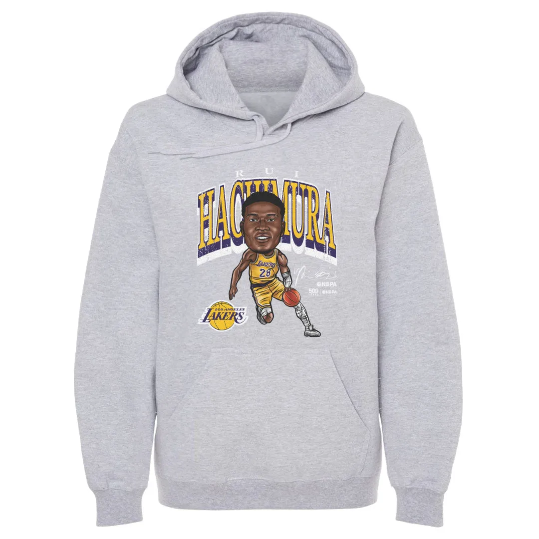 Rui Hachimura Los Angeles Lakers Cartoon WHT sold by 500 Level