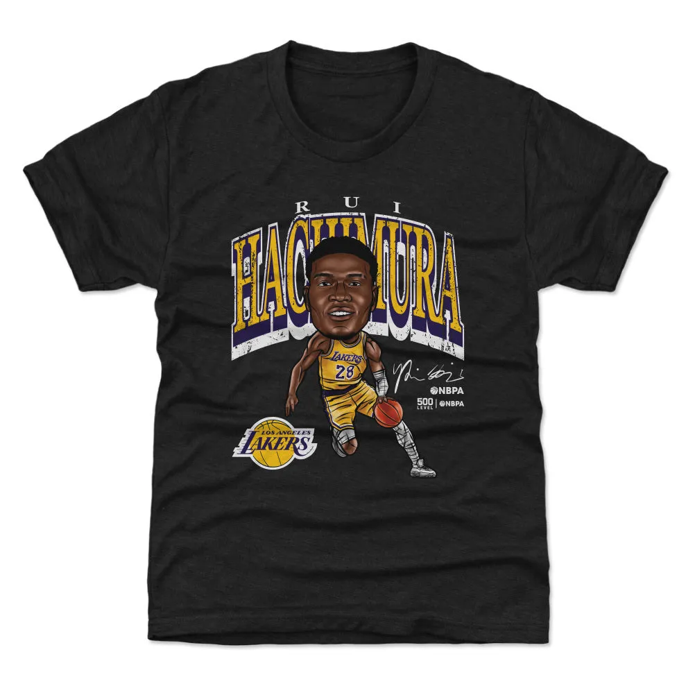Rui Hachimura Los Angeles Lakers Cartoon WHT sold by 500 Level product image thumbnail 3
