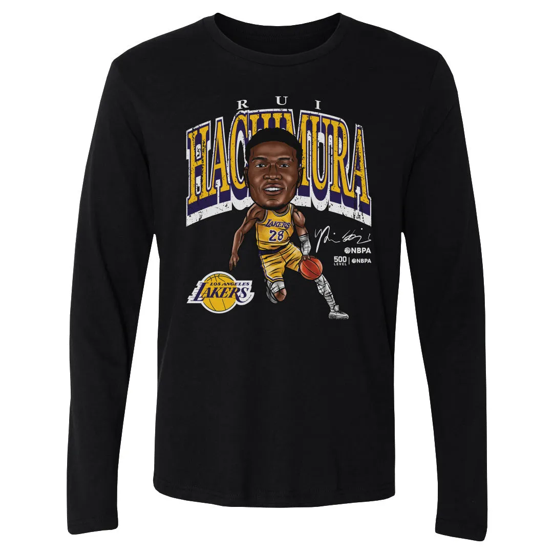 Rui Hachimura Los Angeles Lakers Cartoon WHT sold by 500 Level product image thumbnail 2