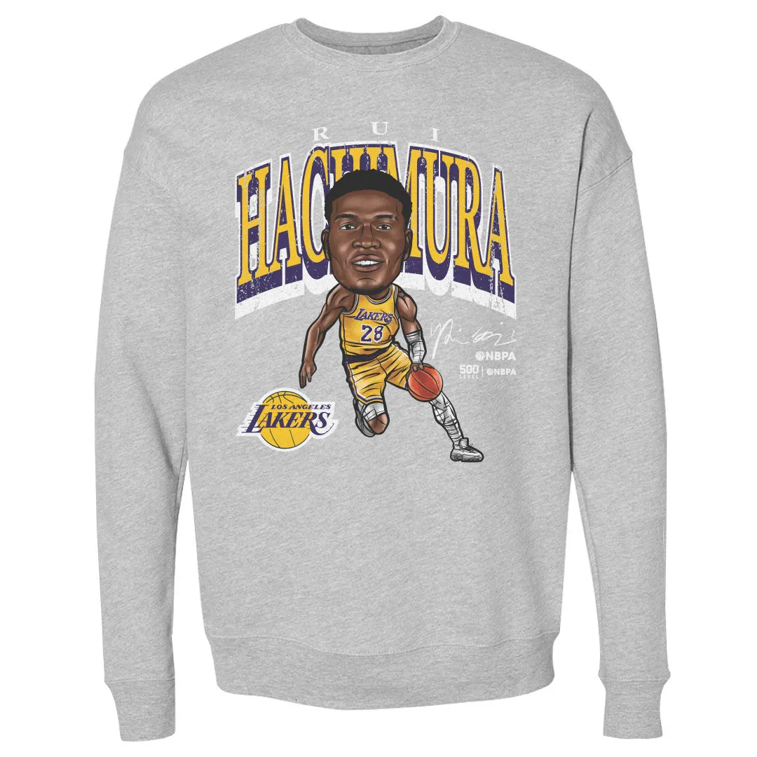 Rui Hachimura Los Angeles Lakers Cartoon WHT sold by 500 Level product image thumbnail 2
