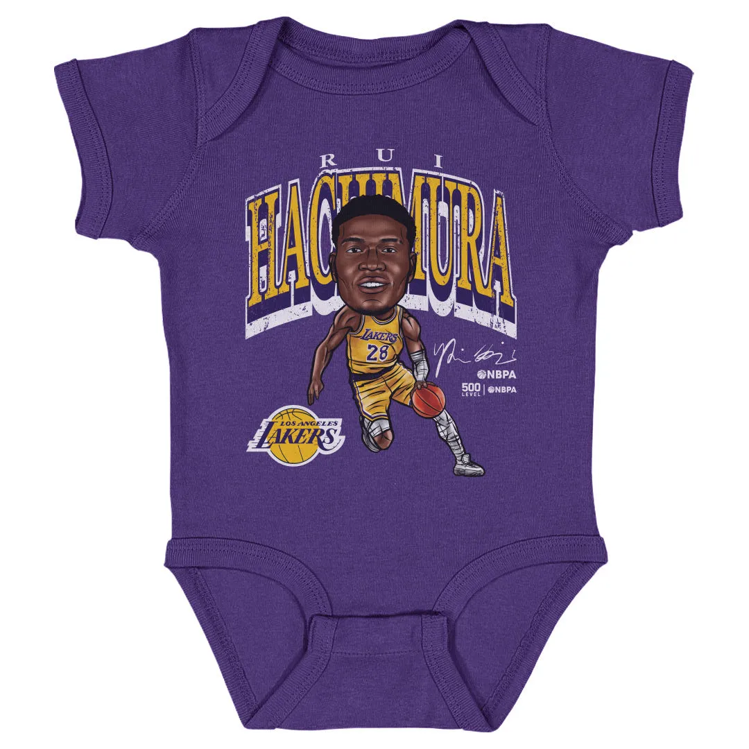 Rui Hachimura Los Angeles Lakers Cartoon WHT sold by 500 Level product image thumbnail 3