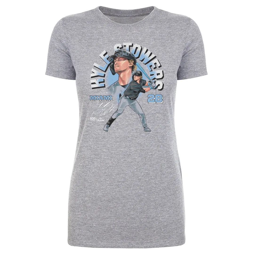 Kyle Stowers Miami Name Arc WHT sold by 500 Level product image thumbnail 2