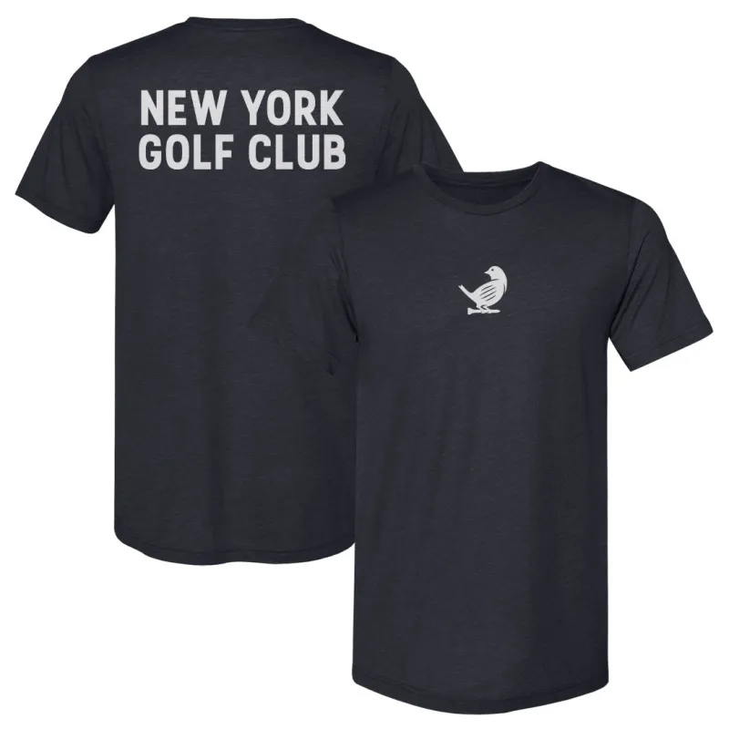 New York Golf Club Birdie Small Wordmark F&B WHT sold by 500 Level