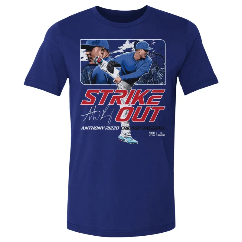 Anthony Rizzo Chicago C Strikeout WHT sold by 500 Level